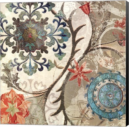 Framed Royal Tapestry II Print