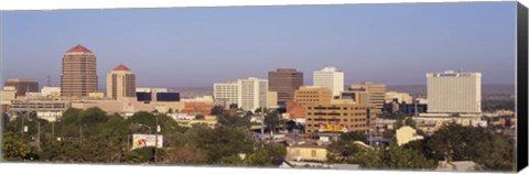 Framed Buildings in a city, Albuquerque, New Mexico, USA Print