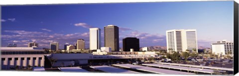 Framed USA, Arizona, Phoenix, Skyline at dawn Print