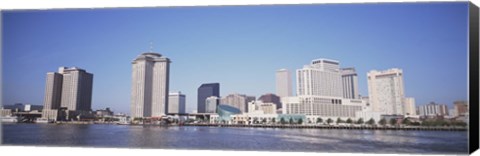 Framed New Orleans skyline, Louisiana Print