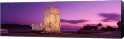 Framed Portugal, Lisbon, Belem Tower Print