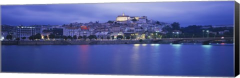 Framed Buildings at the waterfront, Mondego River, Coimbra, Beira Litoral, Beira, Portugal Print