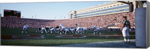 Framed Football Game, Soldier Field, Chicago, Illinois, USA Print