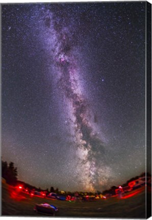 Framed northern summer Milky Way over the Saskatchewan Summer Star Party Print
