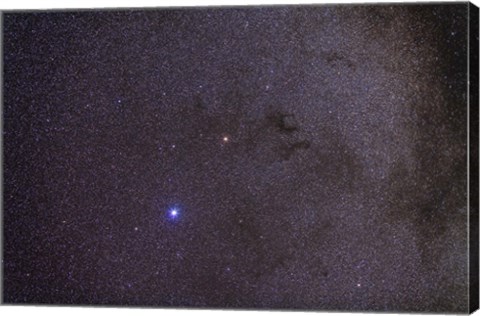Framed Widefield view of dark nebulae in the Aquila constellation Print