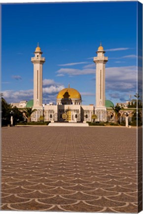 Framed Bourguiba Mausoleum, Sousse area, Monastir, Tunisia Print