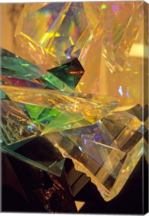 Framed Crystal Sculpture Detail Print