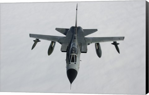 Framed Luftwaffe Tornado IDS over northern Germany (front view) Print