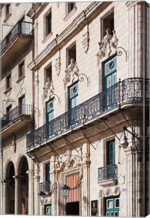 Framed Cuba Havana, Plaza de San Francisco de Asis, Hotel Print