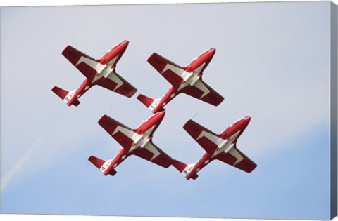Framed Snowbirds 43 Squadron of the Royal Canadian Air Force Print