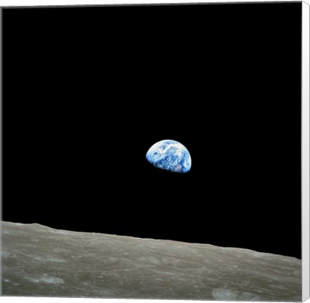 Framed Earthrise Print