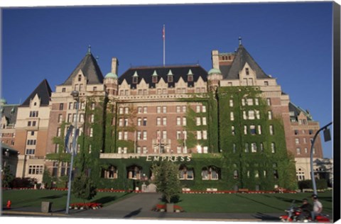 Framed Victoria Empress Hotel, British Columbia, Canada Print