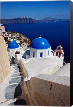 Framed Oia, Santorini, Greece Print