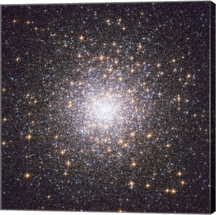 Framed Messier 15, globular cluster in the Constellation Pegasus Print