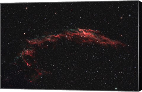 Framed NGC 6992, The Eastern Veil Nebula Print