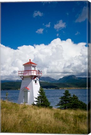Framed Woody Point Lighthouse Print