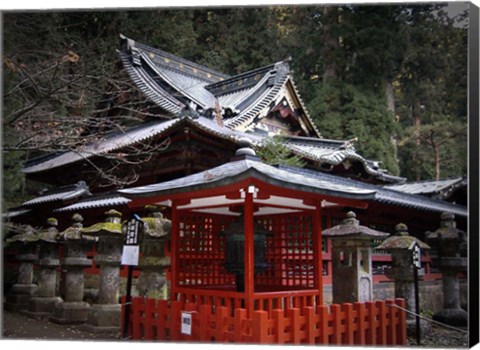 Framed Nikko Monastery Building Print