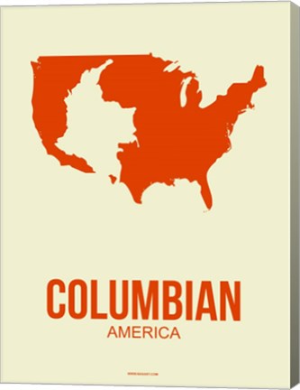 Framed Columbian America 1 Print