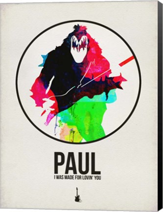 Framed Paul Watercolor Print