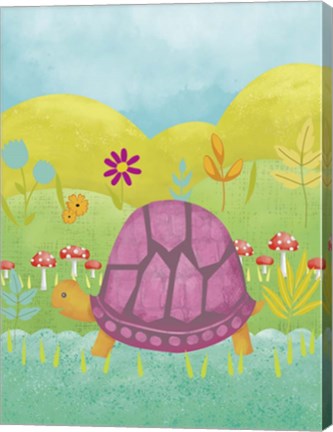 Framed Happy Turtle II Print