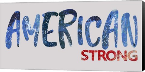 Framed American Strength Print