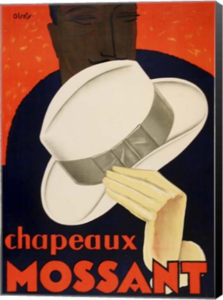 Framed Chapeaux Mossant Print