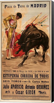 Framed Matador Barcelona II Print