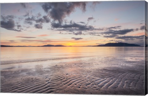 Framed Samish Bay Sunset II Print