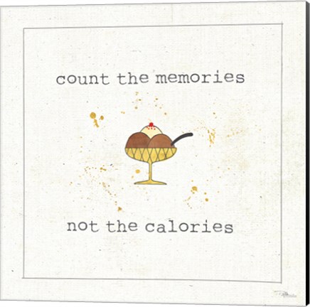Framed Calorie Cuties VI Print