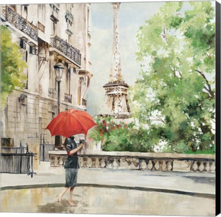 Framed Paris Walk Print