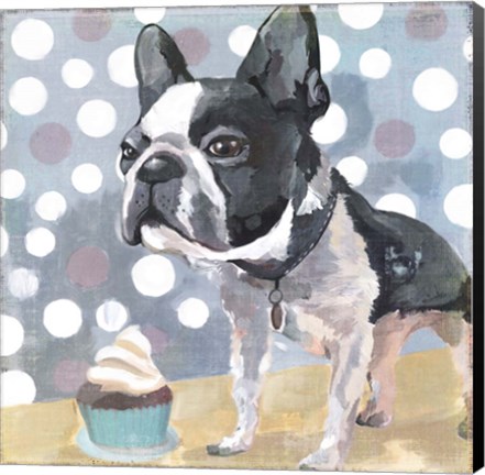 Framed Pug Birthday Print