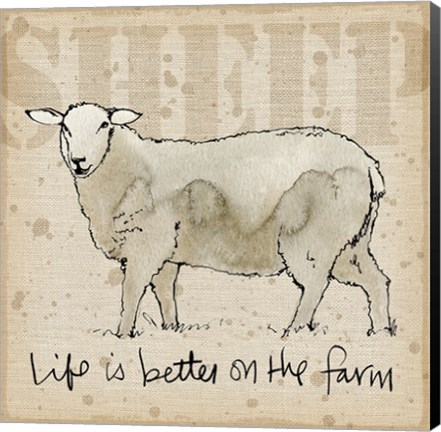 Framed Farm Life IV Print