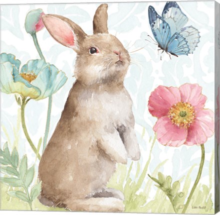 Framed Spring Softies Bunnies II Print