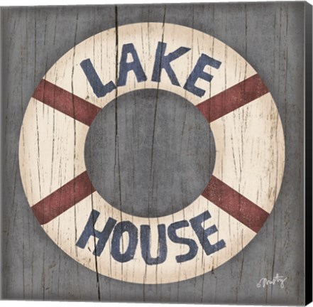 Framed Lake House Print