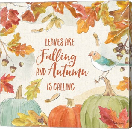 Framed Falling for Fall IV Print