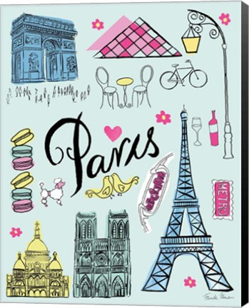 Framed Travel Paris Print