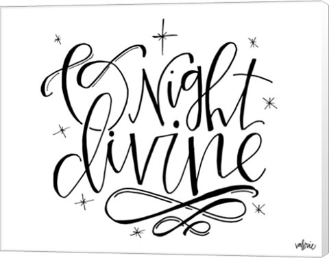 Framed O Night Divine Print