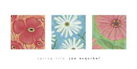 Framed Spring Trio Print