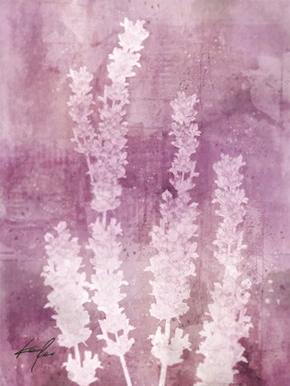 Framed Lavender Blues I Print