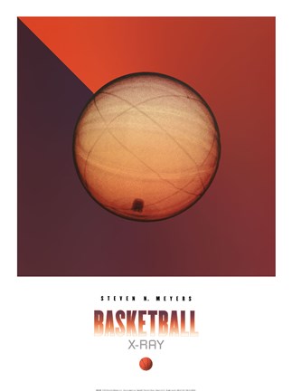 Framed Basketball X-Ray Print