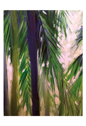 Framed Palm Trees 1 Print