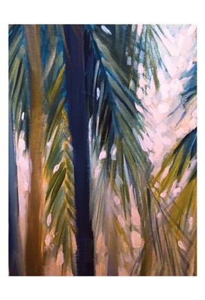 Framed Palm Trees 2 Print