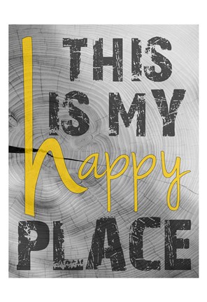 Framed Place Of Happiness Print