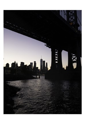 Framed NYC at Dusk Print