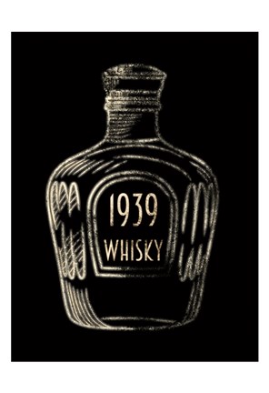 Framed 1939 Whisky Print