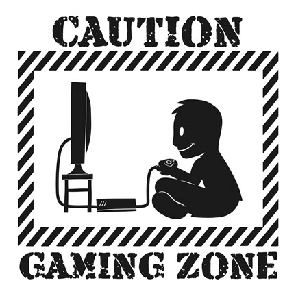 Framed Gaming Zone Print
