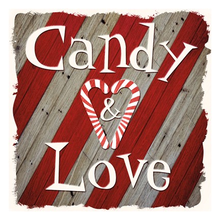 Framed Candy Love Print