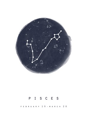 Framed Pisces Print