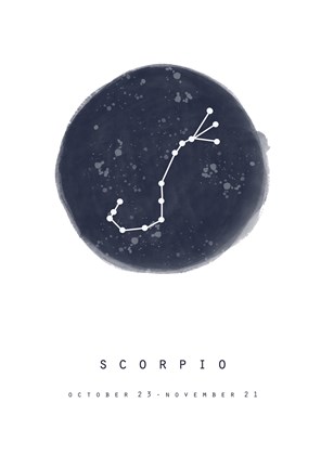 Framed Scorpio Print