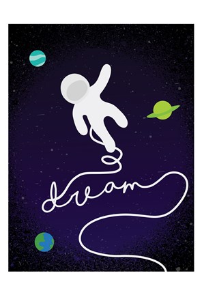 Framed Space Dream Print